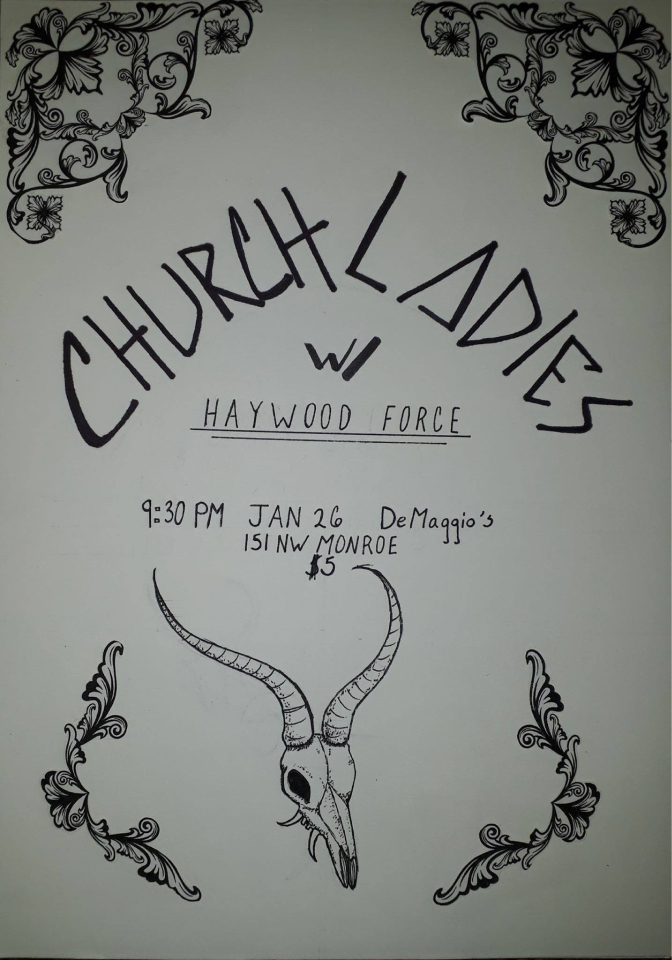Church Ladies w/ Haywood Force Poster