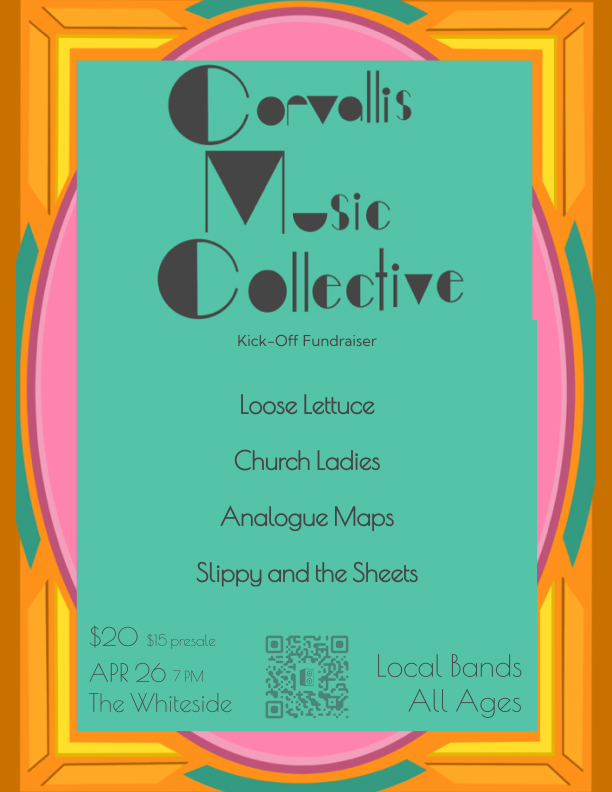 Corvallis Music Collective Kick-off Fundraiser Poster